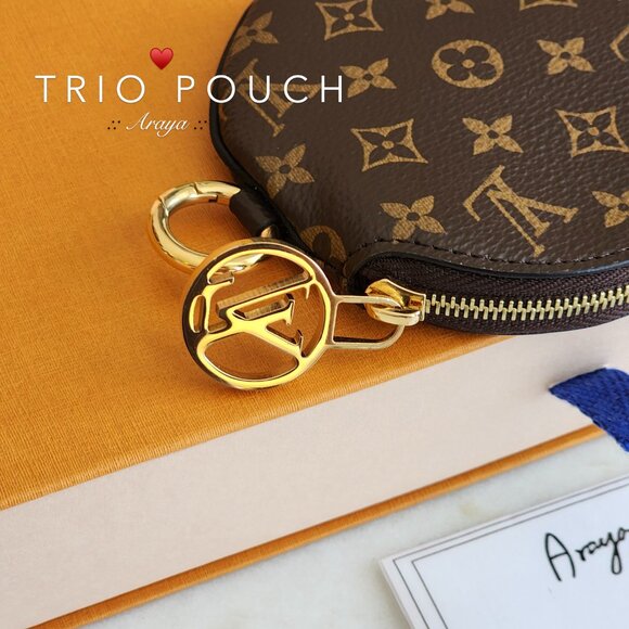 100% Authentic Louis Vuitton Coin Pouch from Trio Pouch Set. - Picture 8 of 10